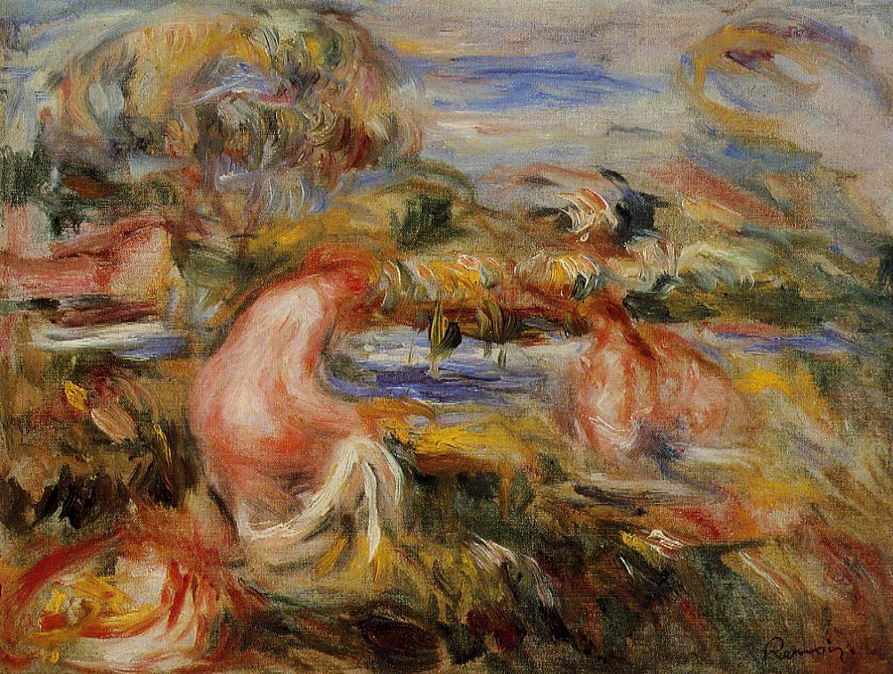 Two bathers in a landscape 1919